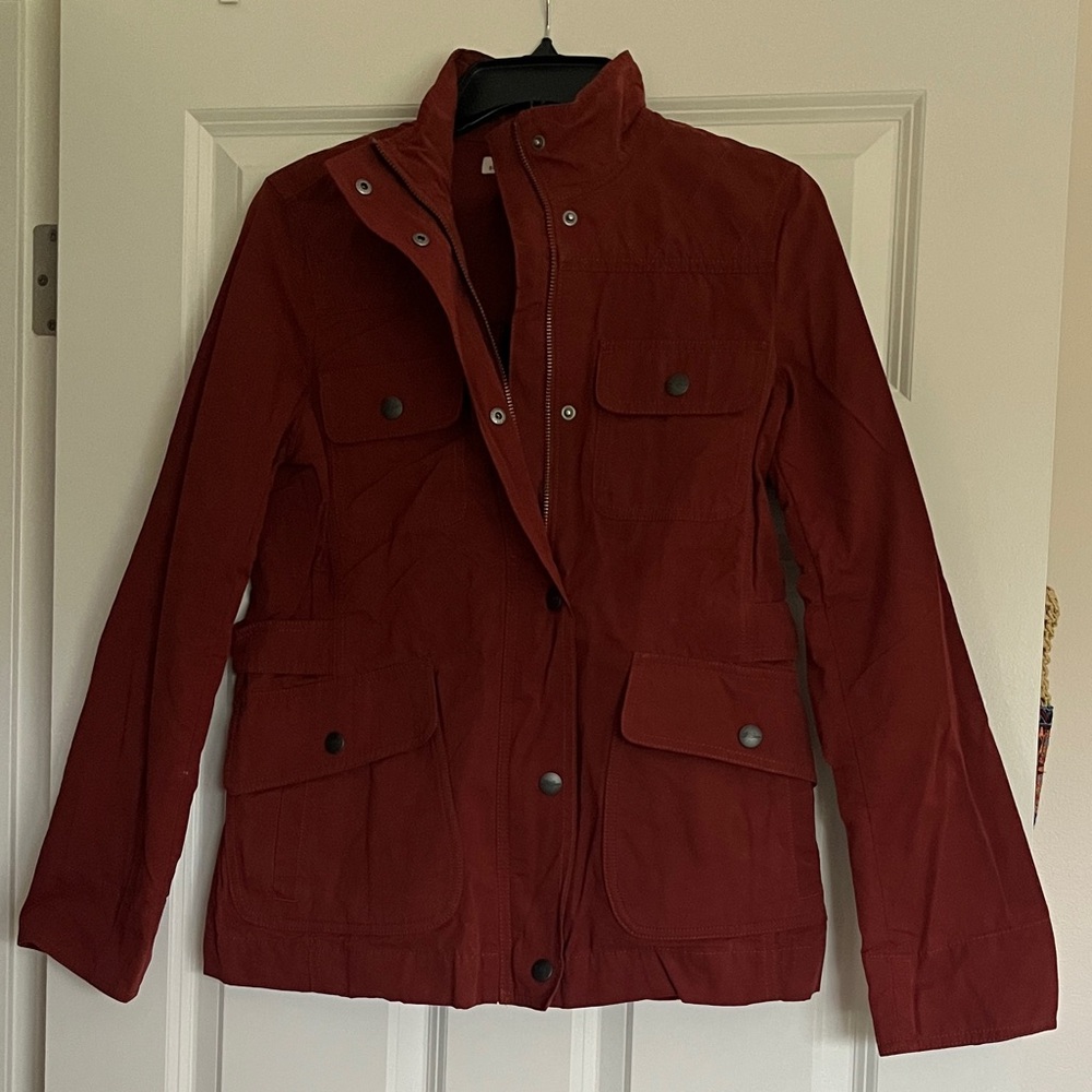 L.L. Bean signature Women's Red utility barn Jacket